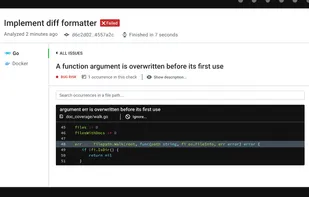 DeepSource screenshot 1