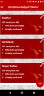 Christmas Budget Planner screenshot 3