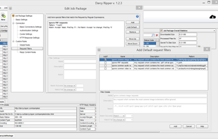 Darcy Ripper provides a large amount of configuration settings you can specify for your download process, in order to obtain exactly the web resources you desire. Some of these configuration features include the possibility of resuming web resources download (same or different download sessions), request cookie header support, basic WWW authentication, filtering requests and responses based on status codes or regular expressions, filtering responses based on their content-type or content overall, visualization of the download statistics or downloads history.