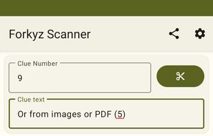 Forkyz Scanner screenshot 1