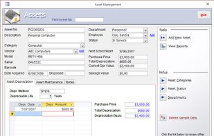Asset Management Database