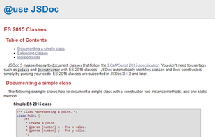 JSDoc screenshot 1