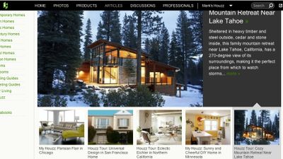 Article Section of Houzz