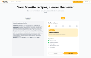 Forkful screenshot 1