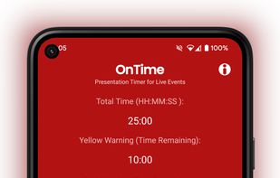 OnTime - Presentation timer screenshot 2