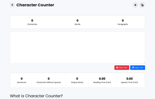 Character Counters screenshot 2