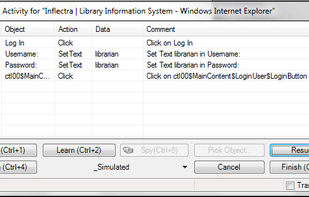 Test script editing with fully-featured IDE