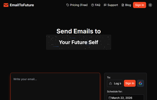 EmailToFuture screenshot 1