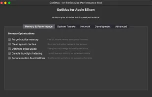 OptiMac screenshot 1