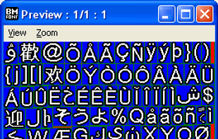 Bitmap Font Generator screenshot 1