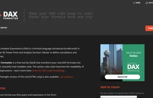 DAX Formartter interface