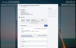 Trello cardback that is created by using Hipporello