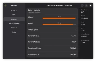 Yet Another Framework Interface screenshot 2