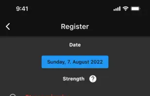 Migraine Log screenshot 2
