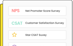 Create any kind of Survey with Survey Creator