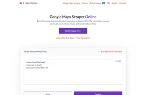 G Maps Extractor screenshot 1