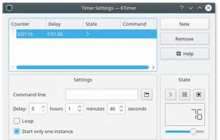 KTimer screenshot 1
