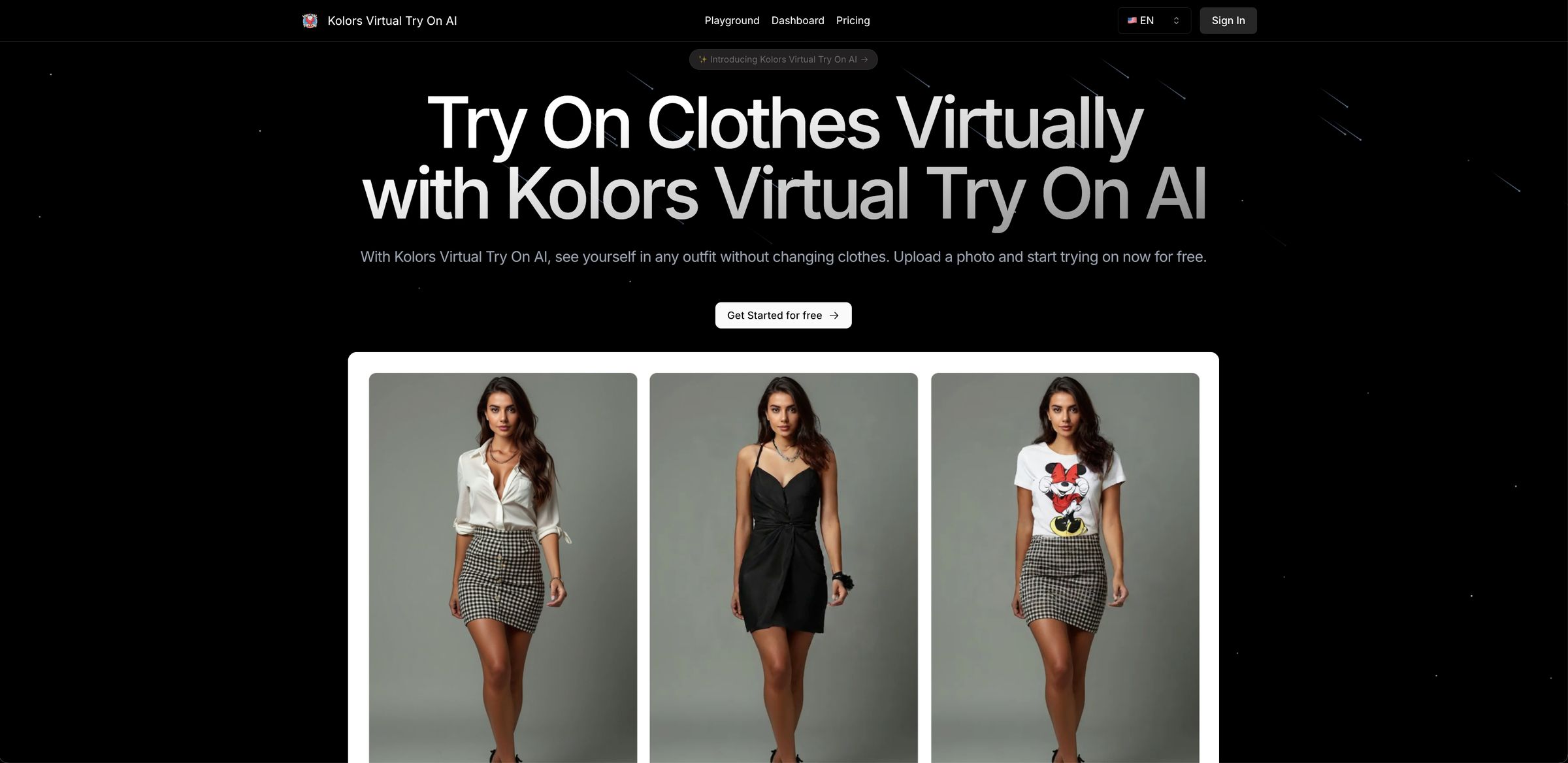 Kolors Virtual Try On AI: AI driven virtual try-on experience, easily