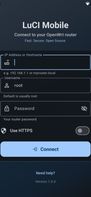 LuCI Mobile screenshot 1