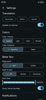 Settings Screen