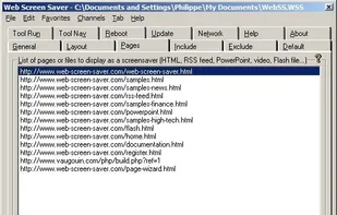 Web Screen Saver screenshot 1