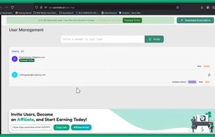 Invite colleagues and manage your account