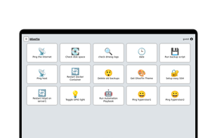 OliveTin screenshot 1