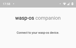 wasp-os companion screenshot 1