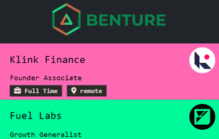 Browse remote jobs on Benture!