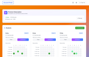 Parent Portal - Desktop