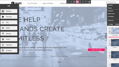 Drag and drop elements onto your page, exactly where you want them. Use our pre-made modules for quick headers or formatting, and then customize it to your liking.