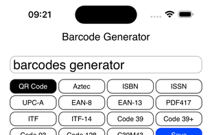 Barcodes Generator Unlimited screenshot 1
