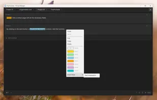 Text coloring, rules...