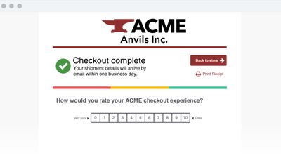 askinline.com e-commerce checkout embedded survey.