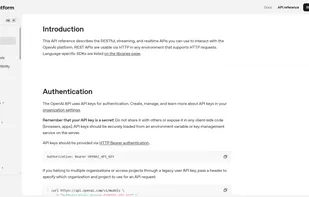 OpenAI Platform screenshot 1