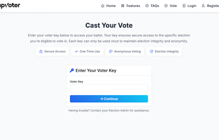 TapVoter screenshot 2