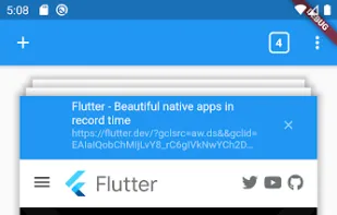 Flutter Browser screenshot 2