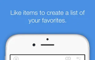 Like items to create a list of your favorites.