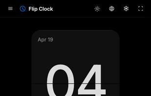 Flip Clock screenshot 1