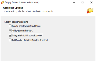 4dots Empty Folder Cleaner screenshot 1