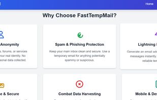 Fast Temp mail screenshot 1