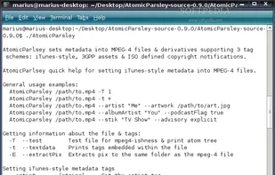 AtomicParsley screenshot 1