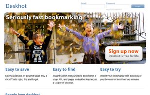Deskhot home page