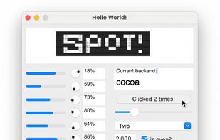 Spot GUI screenshot 1