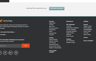Namecheap screenshot 2