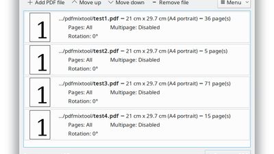 PDF Mix Tool screenshot 1