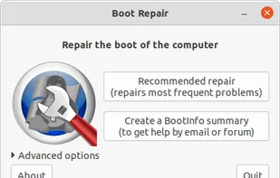 Boot Repair Disk screenshot 1