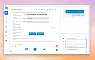 Transcription with Speaker Identification