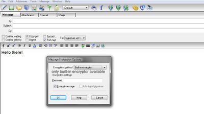 April 2013 Screenshot of the Pegasus "New Mail" UI