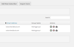 Mailing Group - Listserv screenshot 1